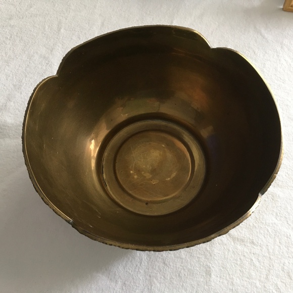 Vintage brass bowl - made in India - Picture 3 of 4